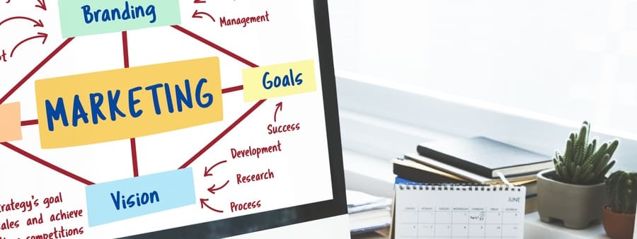 marketing branding planning vision goals concept